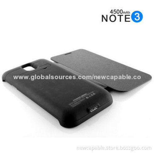 External Backup Battery Case for Samsung Note 3, 4,500mAh Capacity with Various Colors Available